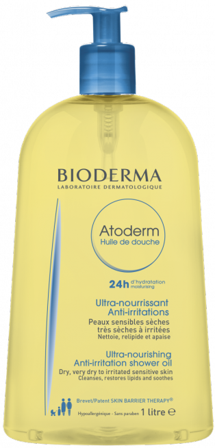 Bioderma atoderm huile de douche 1 litre